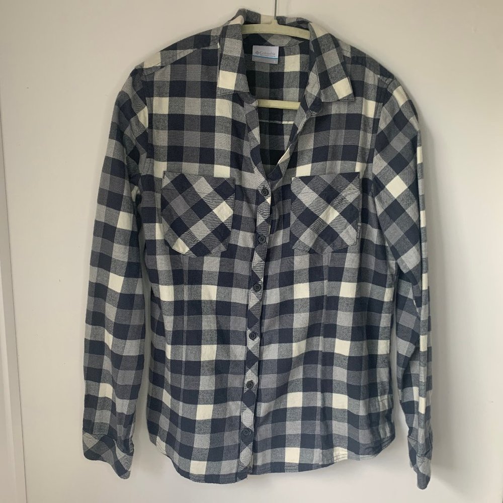 Columbia Long Sleever Flanel Shirt XL